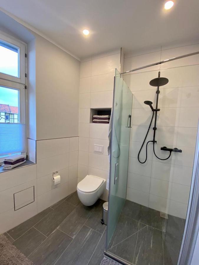 Fewo Otto- Sanierte Ferienwohnung Im Einzeldenkmal Quedlinburg Luaran gambar