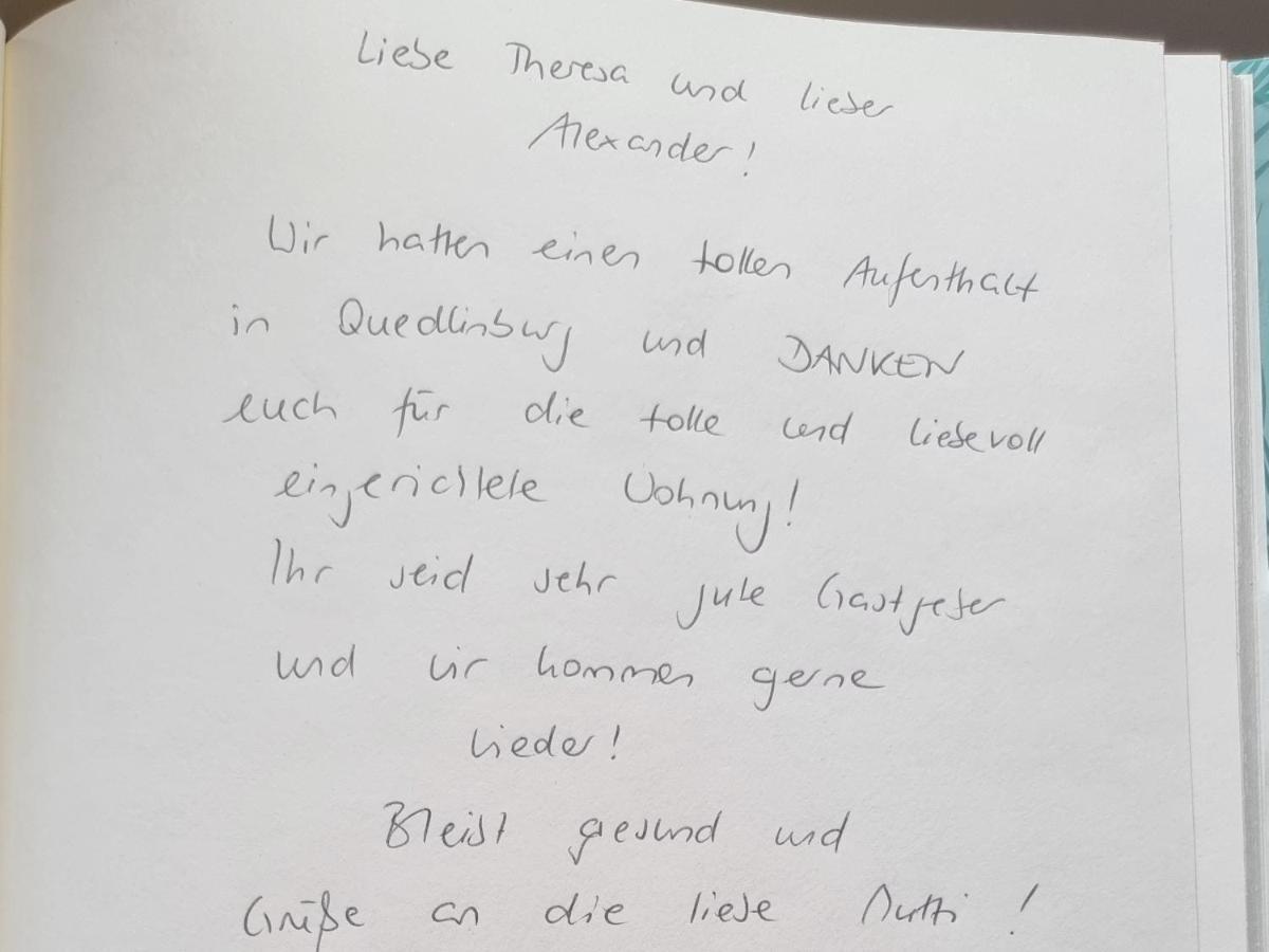 Fewo Otto- Sanierte Ferienwohnung Im Einzeldenkmal Quedlinburg Luaran gambar
