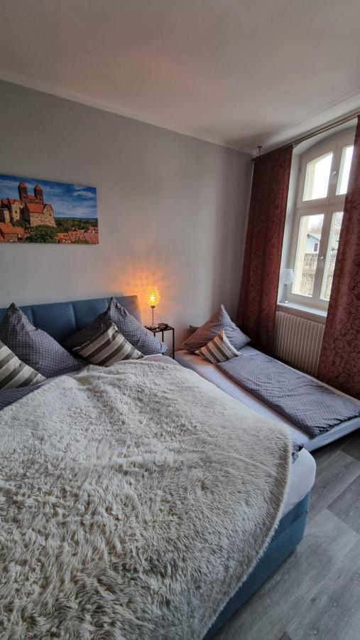Fewo Otto- Sanierte Ferienwohnung Im Einzeldenkmal Quedlinburg Luaran gambar